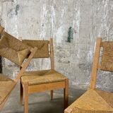 Set of mulched chairs circa 80