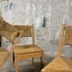 Ensemble de chaises paillées circa 80