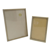 Gilded frames with curved glass, Denmark - 50s