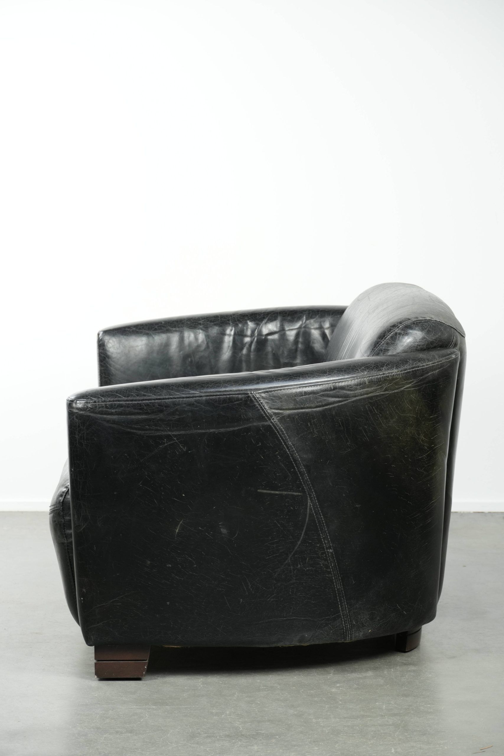 Amazing and unique cowhide aviator design bench, 2-seater