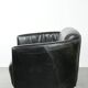 Banc en cuir de vachette au design aviateur, 2 places, incroyable et unique.