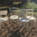 Set of mismatched chairs