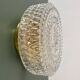 Vintage moulded glass wall or ceiling light globe (PLAF40)