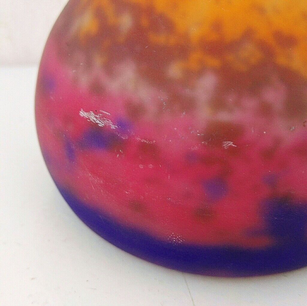 Tulipe pâte de verre art déco 20-30’s muller