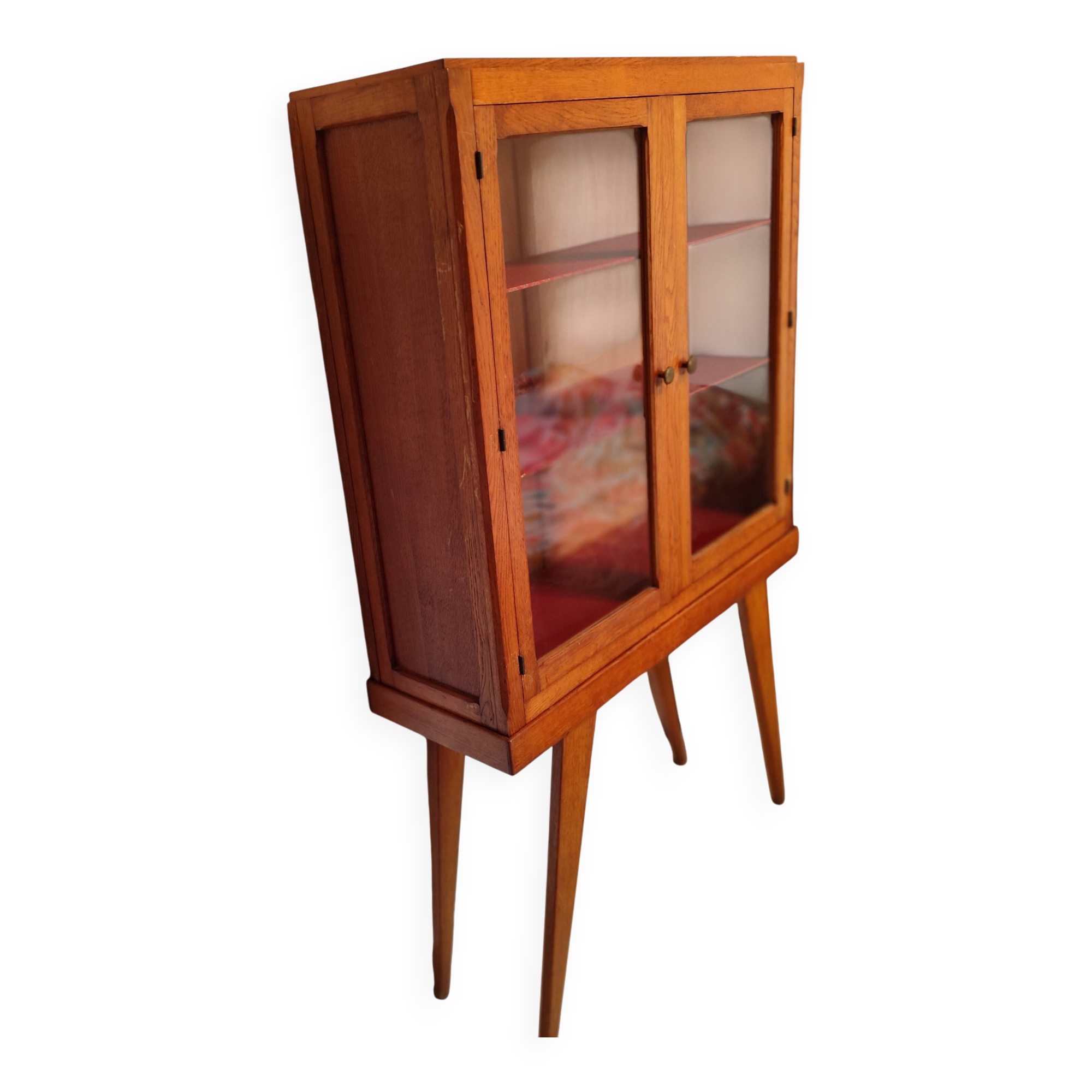 Vintage Scandinavian Display Cabinet 1960s