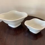 Set of 2 small cream jars