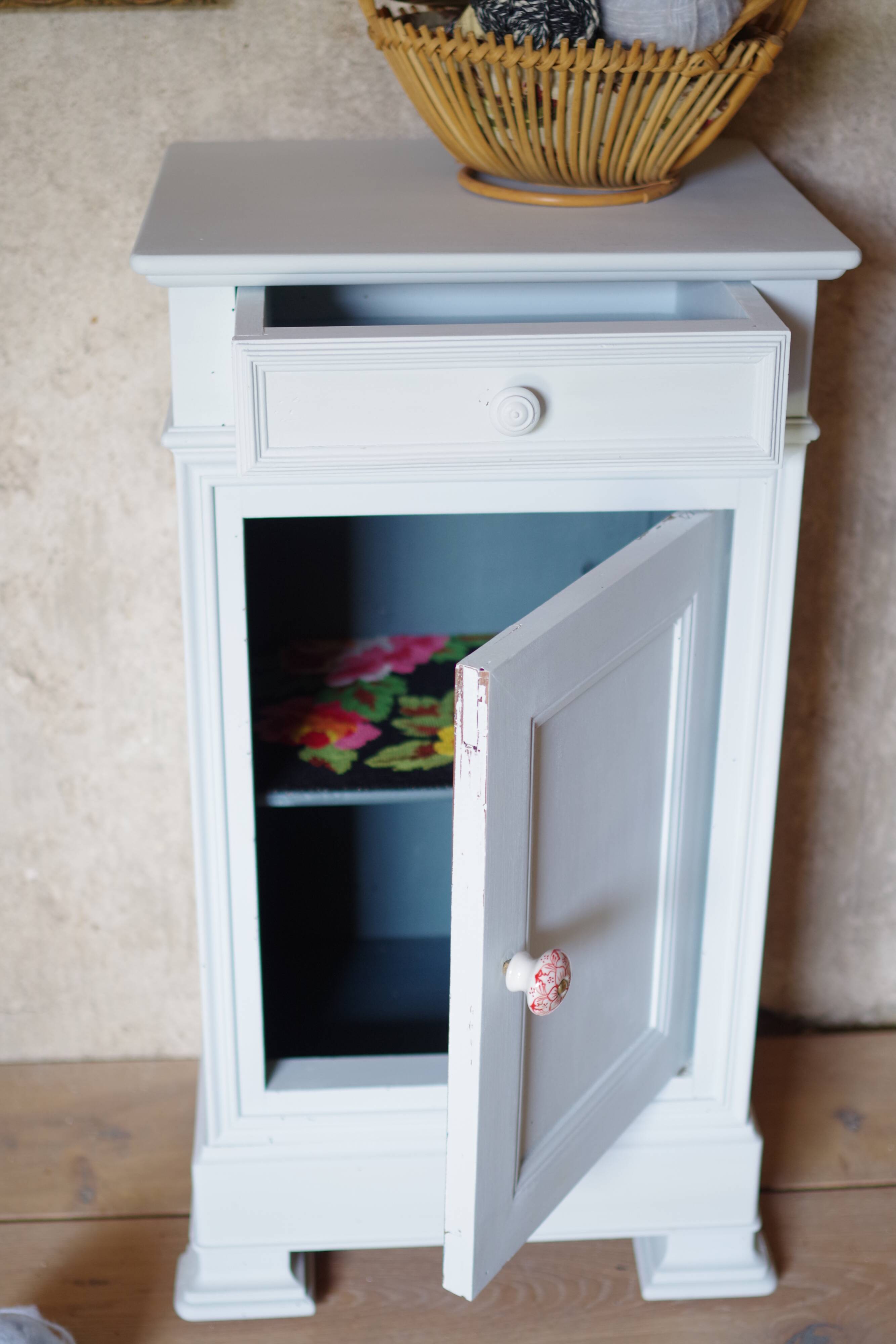 Confectioner - patinated blue ragmaker