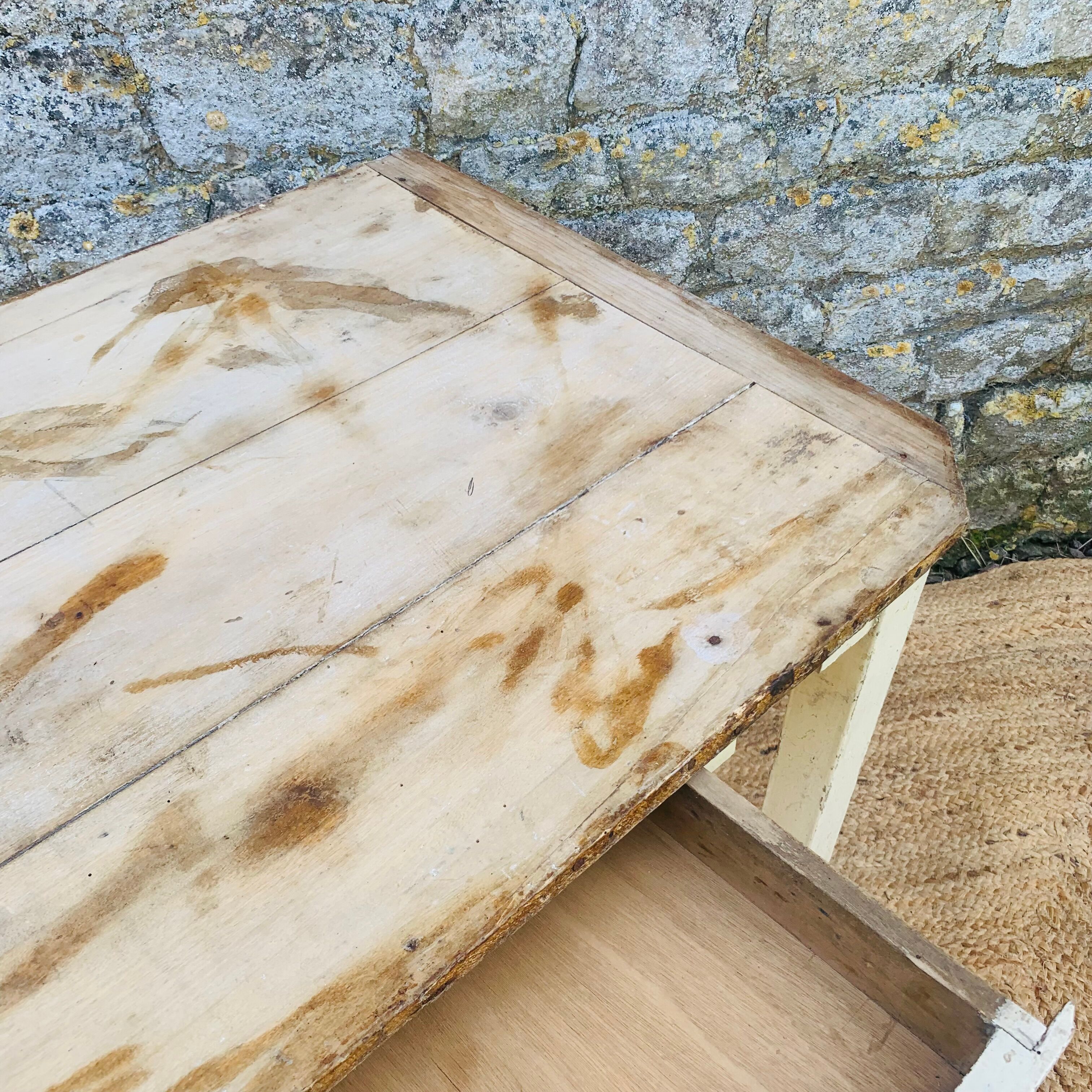Old farmhouse table