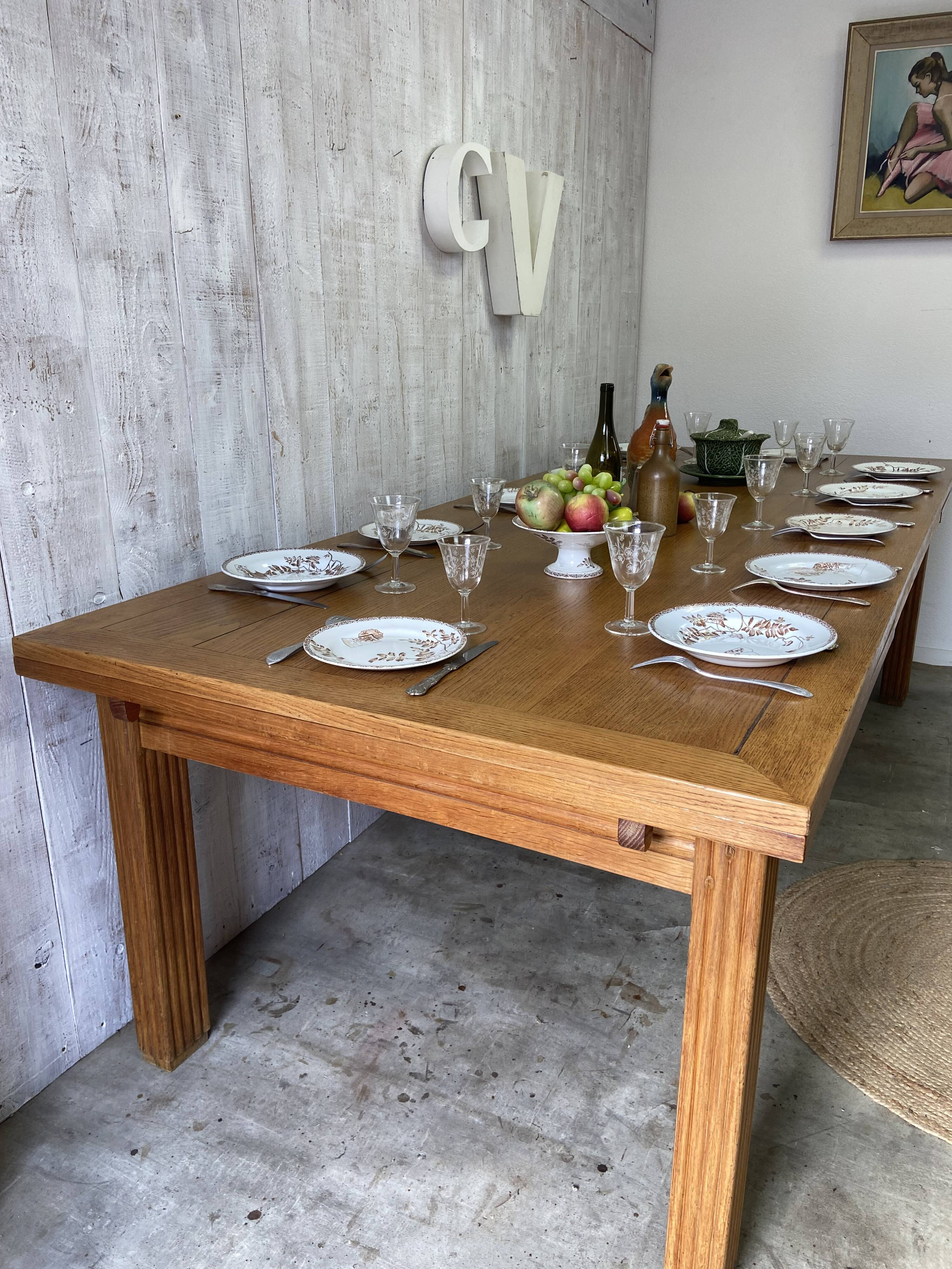Farm table 250/400 x 104cm