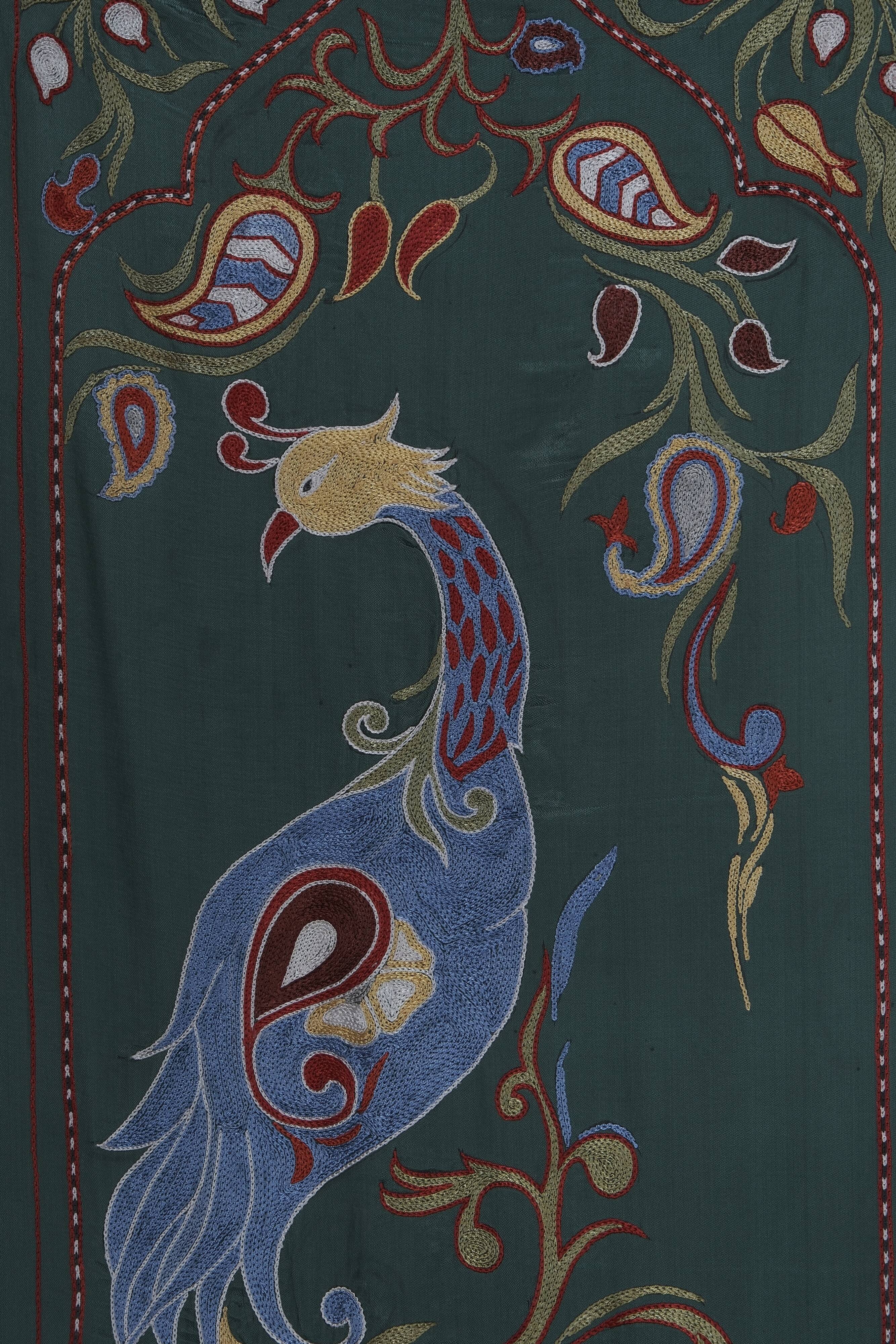 Hand knotted rug, vintage turkish rug 53x184 cm