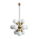 Czechoslovak sputnik chandelier by Kamenický Šenov, 1960s