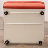 Mario Bellini Amanta modular sofa in orange leather for C&B Italy, 1960s