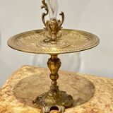 Bronze and crystal centerpiece