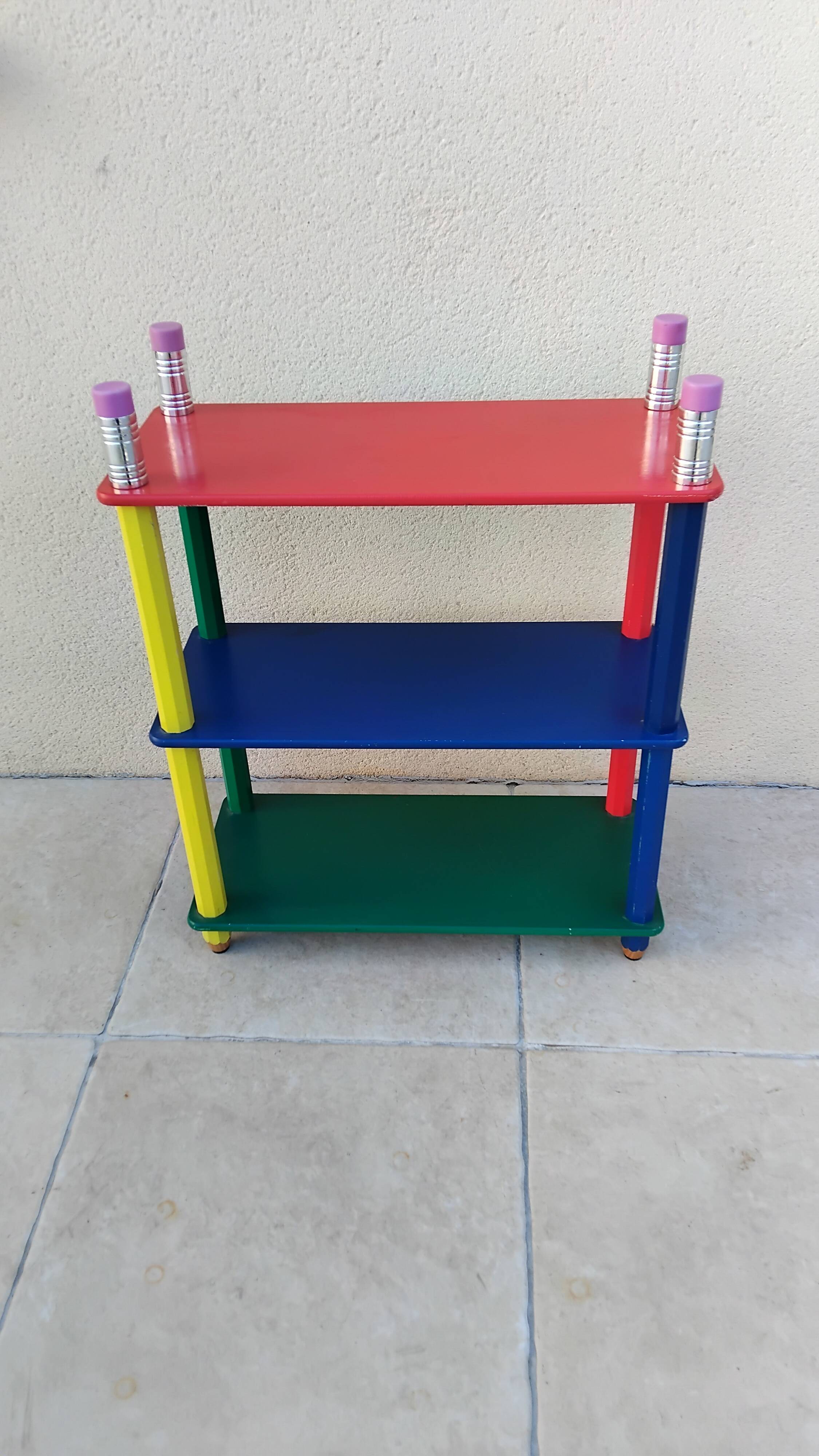 Etagère crayon pierre sala vintage enfant