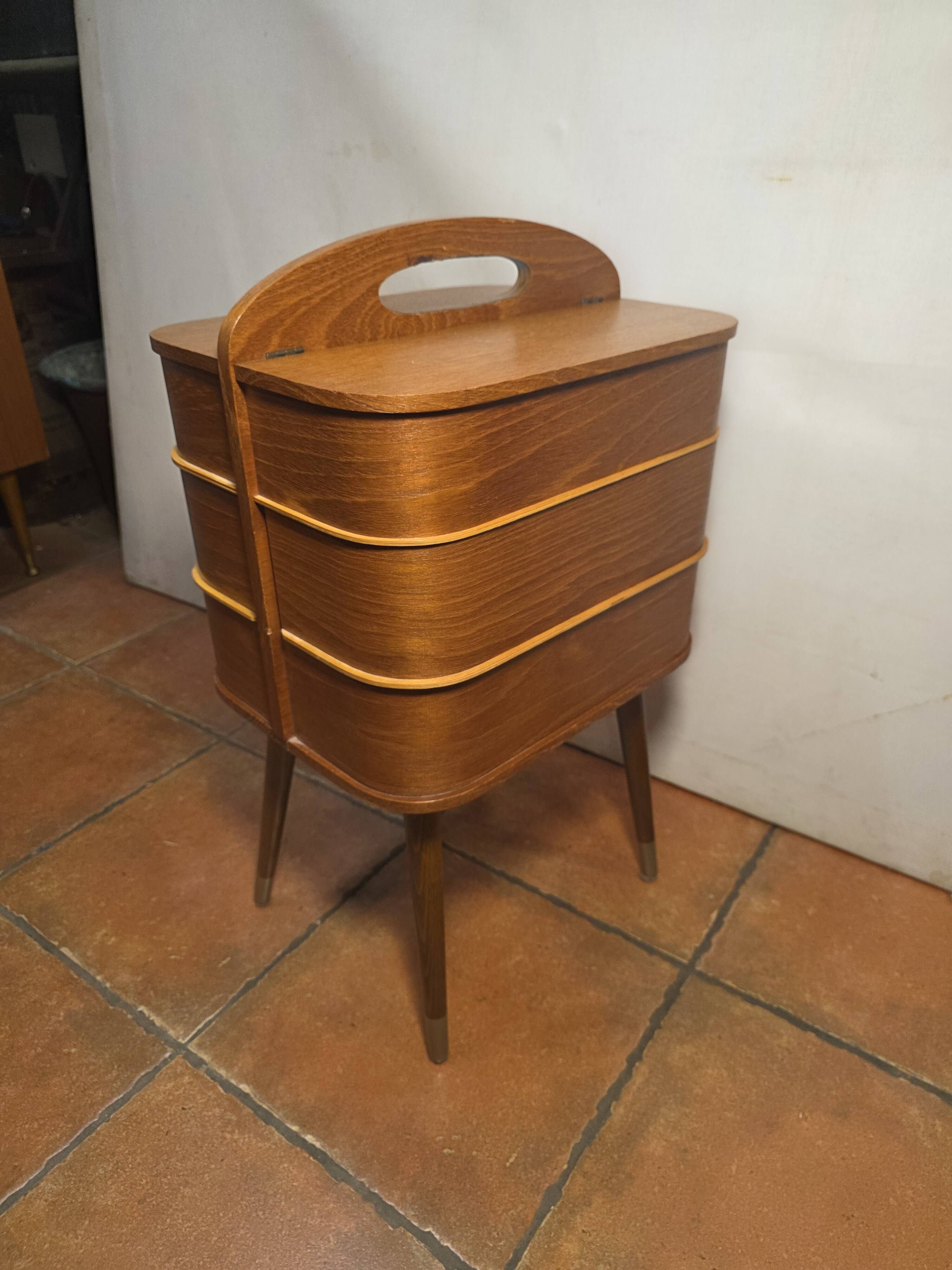 Scandinavian Teak Worker, Danish Design, 1960s