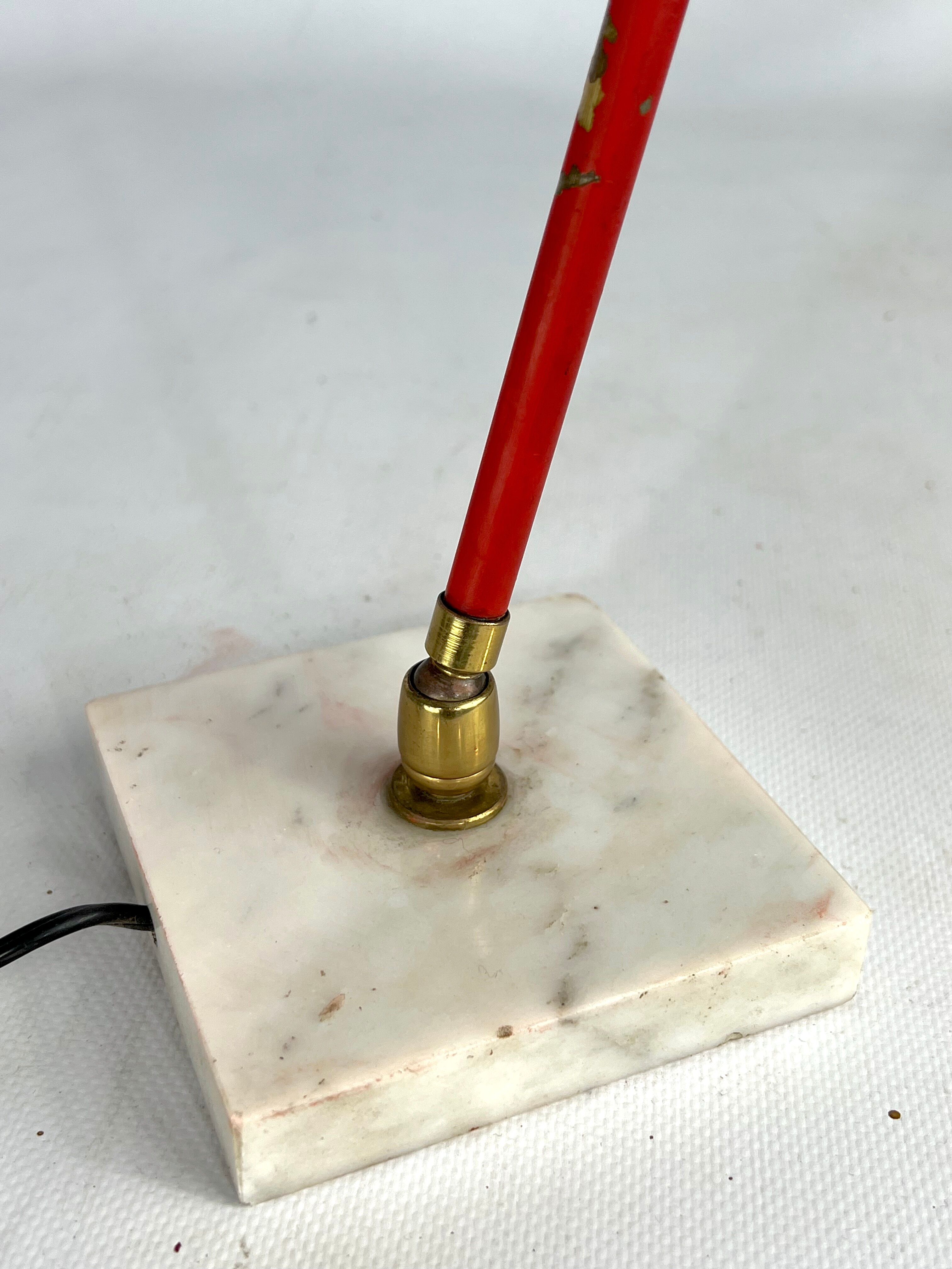 Mid-Century Orientable Stilux Milano table lamp from 50s