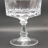 5 small antique crystal cups