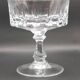 5 small antique crystal cups