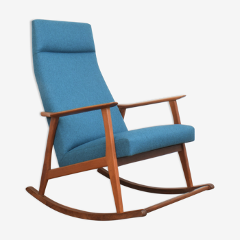 Mid-century danish teak rocking chair, 1960