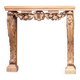 Exceptional oak serving console (18th century). Magnificent work