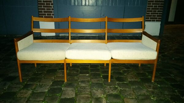 Canapé sofa scandinave Casala années 50/60