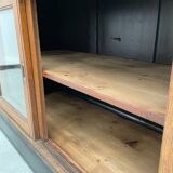Enfilade de métier XXL chêne portes vitrées