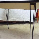 Table de cuisine formica ,pieds eiffel