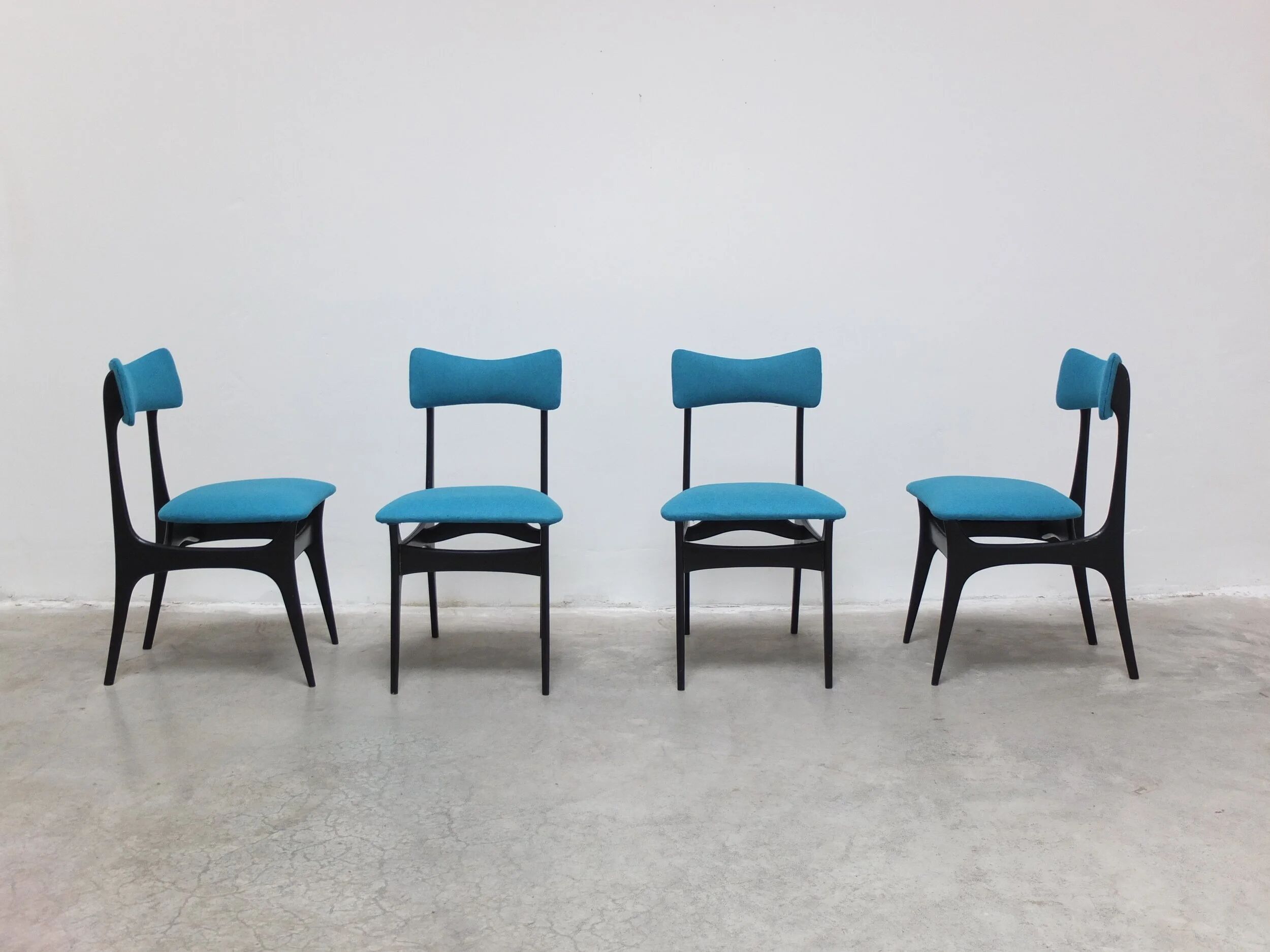 Set of 4 'S3' dining chairs by Alfred Hendrickx for Belform, 1950s