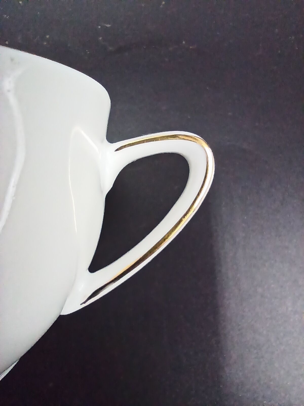 5 tasses à thé Rheinpfalz Hartporzellan