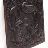 Fireplace plate "The Crow and the Fox"