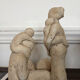 Wabi-sabi terracotta sculpture