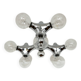 Plafonnier Spoutnik Gemini par Gebrüder Cosack