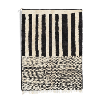 Modern Moroccan carpet white