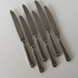 Set of 6 Vintage Modernist Sea Shell Design Dinner Knives