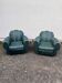 Pair of club armchairs