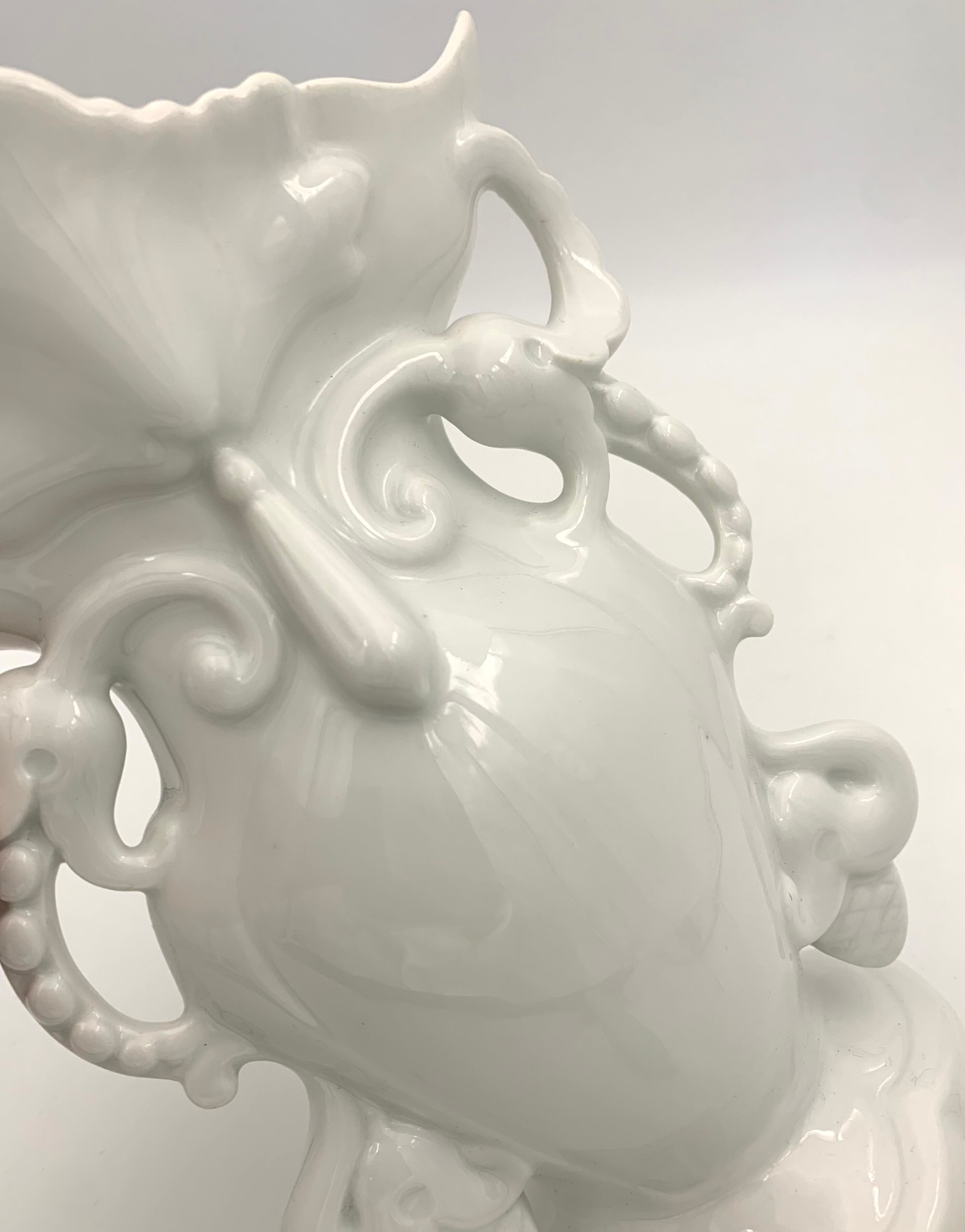 Porcelain vase, church vase, bridal vase, white.