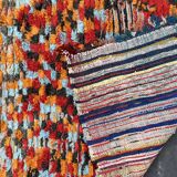Moroccan rug colorful boujad - 106 x 235 cm