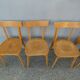 6 chaises de bistrot luterma vintage