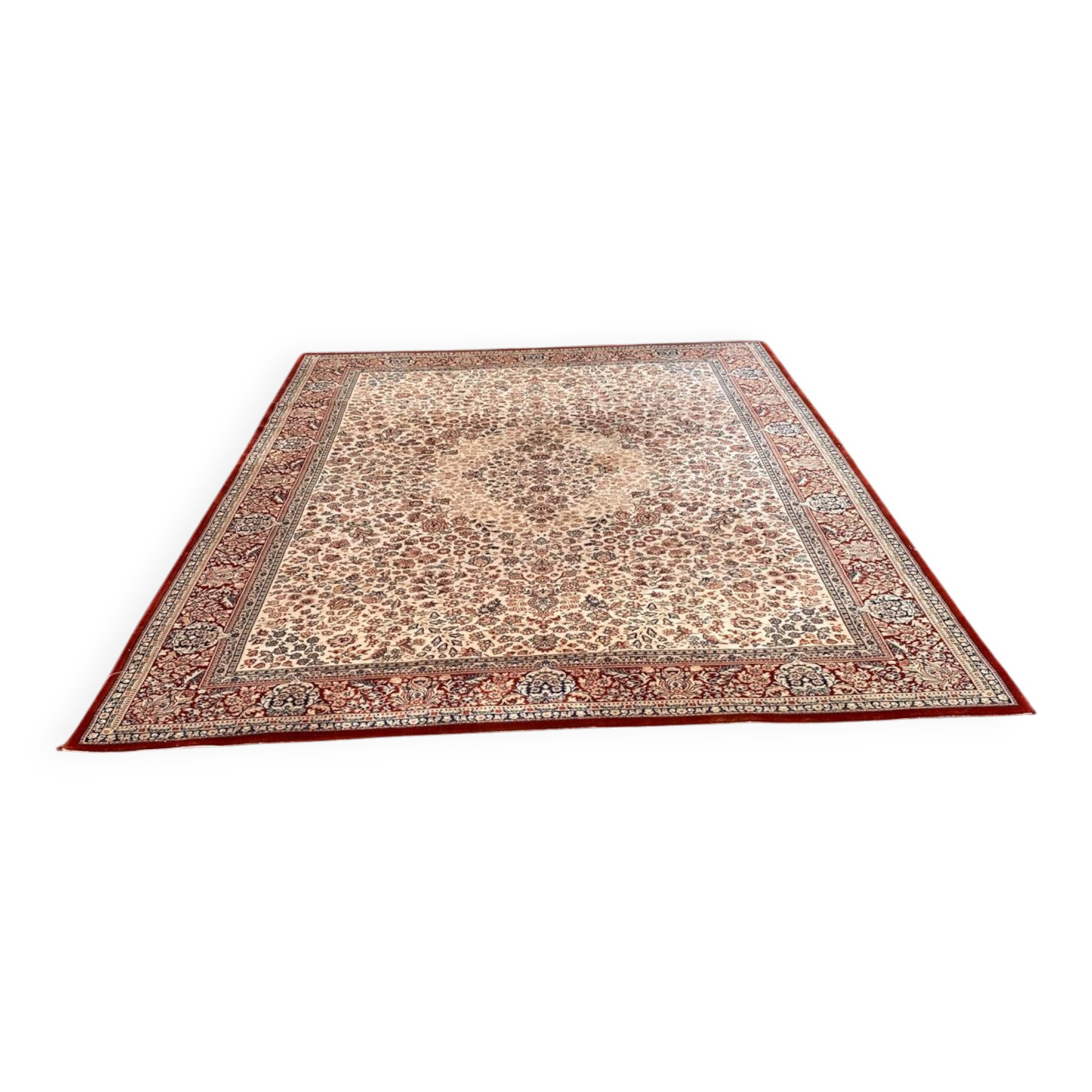 Grand tapis persan industriel laine bordeaux Teppich-Sielgel 250x350cm