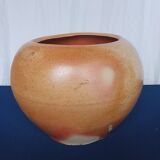 Varnished terracotta flower pots