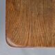 Solid oak stool, French craftsmanship, 1950s.