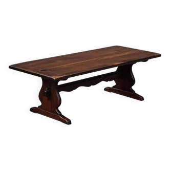 Monastery style solid wood dining table