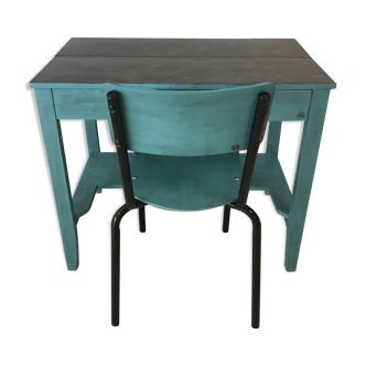 Child desk and Chair of schoolboy