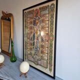 Original esoteric poster "Micro Cosmus" by Giovanni Tavaglione 1982