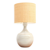 Elegant French White ceramic table lamp