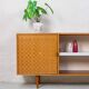 Vintage buffet sideboard highboard mid-century teak walnut