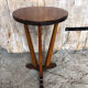 Sellette table appoint tripode bois vintage #a148