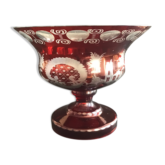 Bohemian crystal cup