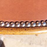 6 chaises Baumann en bois et simili cuir