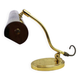 Brass desk lamp 1980